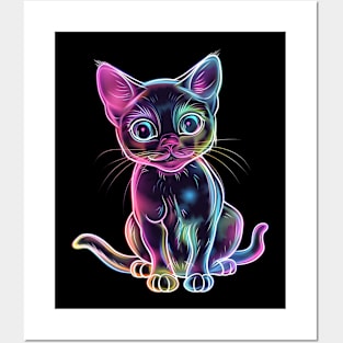 Cat Rainbow Fairy Tales Posters and Art